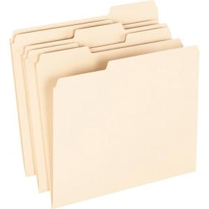 Earthwise by Pendaflex 74520 Recycled Paper File Folder, 1/3 Cut, Ltr, Manila (Box of 100)(Letter)