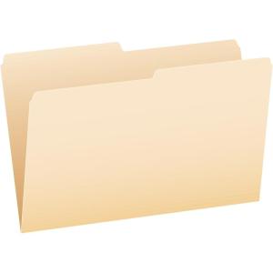Pendaflex File Folders, Legal Size, Manila, 1/2 Cut, 100/BX (753 1/2)(Legal)