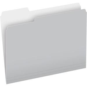 Pendaflex Interior File Folders, 1/3 Cut, Top Tab, Letter Size, Pink, 100 per Box (4210 1/3 PIN)(Gray)