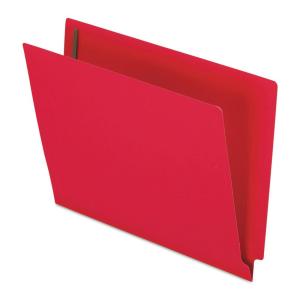 Pendaflex PFXH10U13R Color End-Tab Fastener Folders, Letter Size, Red, Straight Cut, 50/BX (H10U13R)