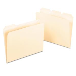Pendaflex Ready-Tab File Folder, Letter Size, 1/3 Cut Tabs, Manila, Pack of 50(Letter)