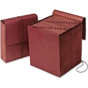 Pendaflex Vertical Reinforced Daily 1-31 /31 Pocket Reinforced Expanding File, Letter Size, 1 Each (14004),Red Fiber(Letter)
