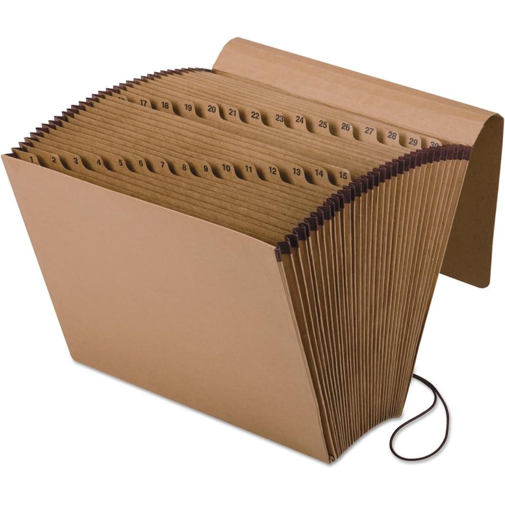 image:imageEsselte Pendaflex FullFlap Daily Expanding Files ESSK17DOX BrownLetter