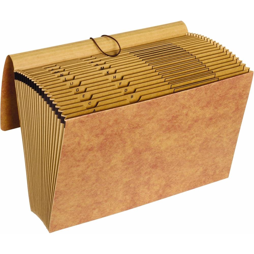 image:imageGlobeWeis Globe Weis Pendaflex Kraft Expanding File with Flap and Elastic Closure 21 Pockets AZ Index Legal Size 1819AEBrownPack of 10