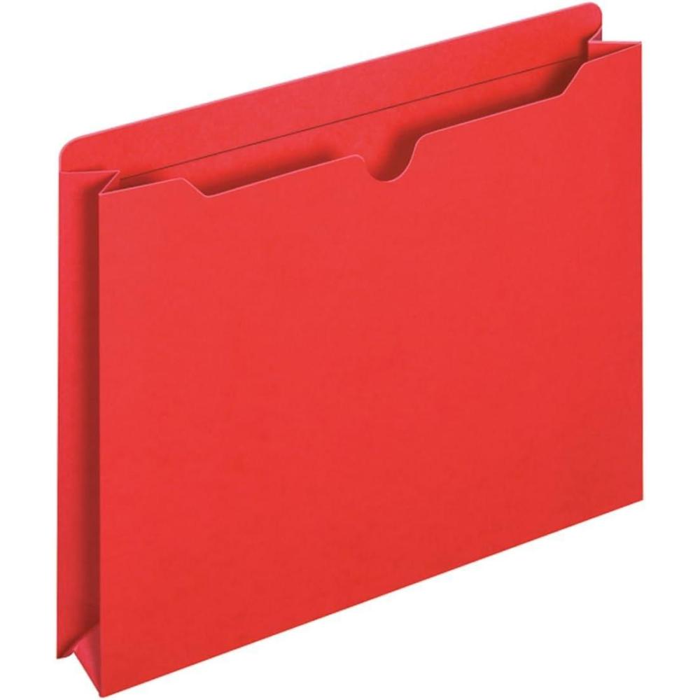 image:imageGlobeWeisPendaflex File Jackets 2Inch Expansion Letter Size Red 50 Jackets per Pack B3043DTRED