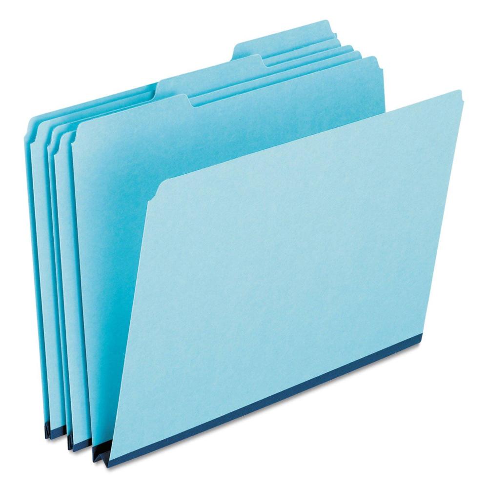 image:imagePendaflex 9300T13 Pressboard Expanding File Folders 13 Cut Top Tab Legal Blue Box of 25 9300T 13
