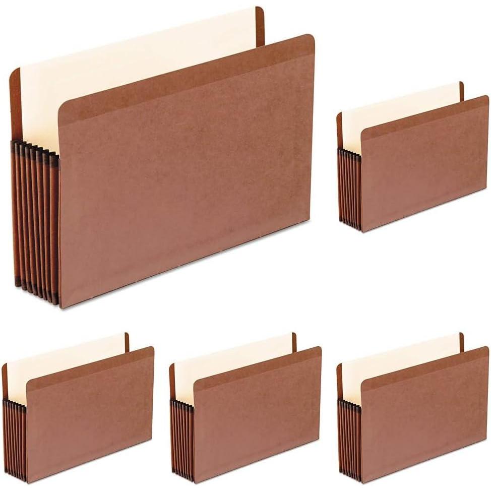 image:imagePendaflex PFX45303 Premium Reinforced 7 Exp Recyc File Pockets Legal 5BoxRedLegal Pack of 5