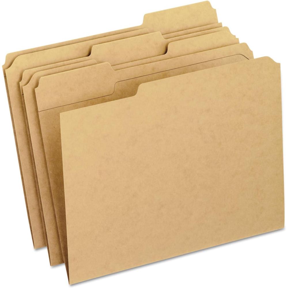 image:imagePendaflex RK15213 TwoPly Dark Kraft File Folders 13 Cut Top Tab Letter Brown Box of 100Letter