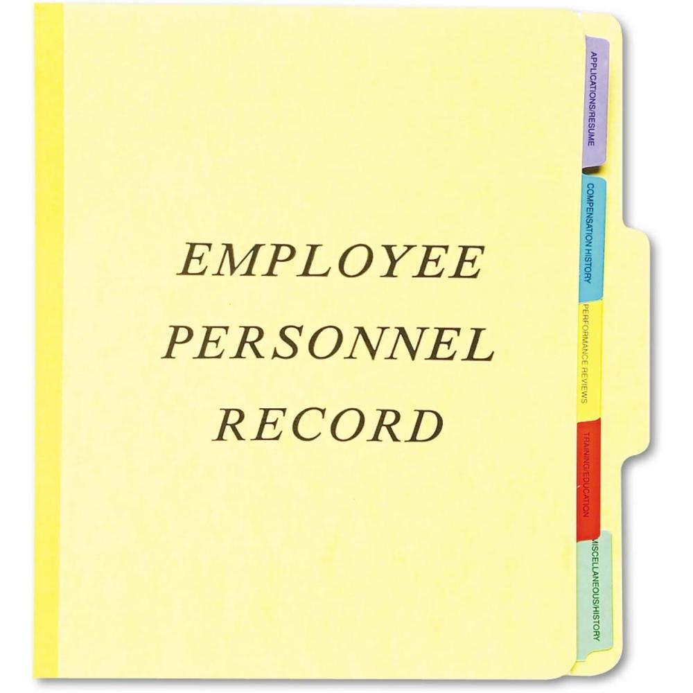 image:imagePendaflex SER1YEL Personnel Folders 13 Cut Top Tab Letter Yellow SER1YEL