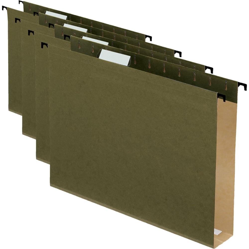 image:imagePendaflex SureHook Reinforced Extra Capacity Hanging Folders Legal Size Standard Green 15 Cut 20BX 6153x220 Count Pack of 4