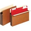 Globe Weis Pendaflex Expanding File Pockets, Brown (PFXC1535GHD)
