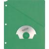 Pendaflex 32925 Essentials Slash Pocket Project Folders, 3 Holes, Letter, Green (Pack of 25)(Letter)