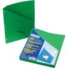 Pendaflex 32925 Essentials Slash Pocket Project Folders, 3 Holes, Letter, Green (Pack of 25)(Letter)