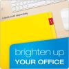 Pendaflex Colour End Tab Folders, Full Tab, Letter Size, Yellow, 100 per Box (H110DY)