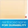 Pendaflex Manila Reinforced End-Tab Fastener Folders, Letter Size, Manila, Straight Cut, 50/BX (13140EE)(Letter (Pack of 5))