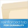 Pendaflex Reinforced-Top File Folders, Letter Size, Manila, Straight Cut, 100/BX (R752)(Letter (Pack of 5))
