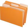 Pendaflex Two-Tone Color File Folders, Legal Size, Orange, 1/3 Cut, 100/BX (153 1/3 ORA)