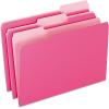 Pendaflex Two-Tone Color File Folders, Legal Size, Pink, 1/3 Cut, 100/BX (153 PIN)(Pack of 100)