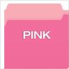 Pendaflex Two-Tone Color File Folders, Legal Size, Pink, 1/3 Cut, 100/BX (153 PIN)((Pack of 500))