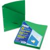 Pendaflex 32925 Essentials Slash Pocket Project Folders, 3 Holes, Letter, Green (Pack of 25)(Letter)