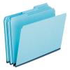 Pendaflex 9300T13 Pressboard Expanding File Folders, 1/3 Cut Top Tab, Legal, Blue (Box of 25) (9300T 1/3)