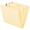 Pendaflex Manila End Tab Classification Folders, 2 Dividers, Letter Size, Manila, 10/BX (13175), Beige(Letter)