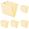 Pendaflex Manila End Tab Classification Folders, 2 Dividers, Letter Size, Manila, 10/BX (13175), Beige(Letter (Pack of 5))