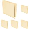 Pendaflex Reinforced Manila End-Tab Folders, Letter Size, Straight Cut, 100/BX (11035)(Letter (Pack of 5))