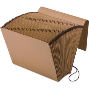 Esselte Pendaflex Full-Flap Daily Expanding Files (ESSK17DOX), Brown(Letter)