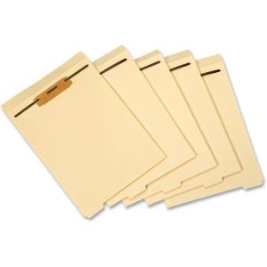 Pendaflex Globe-Weis/Pendaflex Dividers for Fastener Folders, 1/5 Cut Bottom Tab, 2-Inch Fastener, Letter Size, Manila, 50 Dividers Per Set (75600)