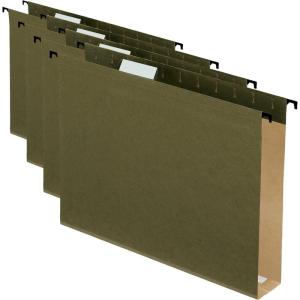Pendaflex SureHook Reinforced Extra Capacity Hanging Folders, Legal Size, Standard Green, 1/5 Cut, 20/BX (6153×2)(20 Count (Pack of 4))