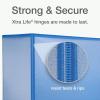 Oxford 3 Ring Binders, Binders for School and Office, Durable 4 Inch, ONE-Touch Easy Open D Rings, View Binder Covers, 4 Interior Pockets, PVC-Free, Holds 880 Sheets, Black, 2 Pack (79920)(Blue)