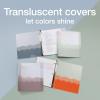 Oxford Flexible Binders, Binders for School and Office, Strong Flexible Poly, 4 Wave Pockets, Translucent Covers, Holds up to 350 Sheets, 1.5 inch Binder, 4 Assorted Boho Colors, 4-Pack (1009730)