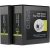 Oxford 3 Ring Binders, Binders for School and Office, Durable 4 Inch, ONE-Touch Easy Open D Rings, View Binder Covers, 4 Interior Pockets, PVC-Free, Holds 880 Sheets, Black, 2 Pack (79920)(Black)
