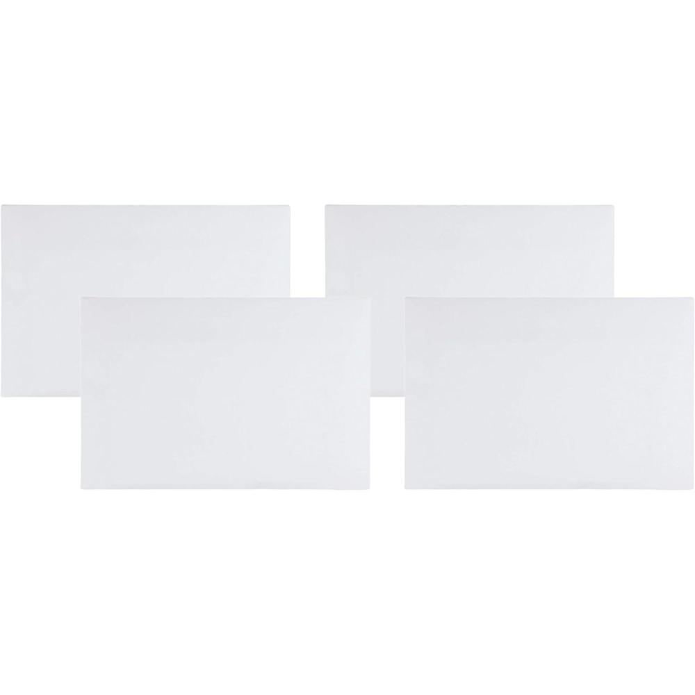 image:imageQuality Park Large FormatCatalog Envelopes Gummed White 6 x 9 500 per Box QUA37181Large Pack of 4