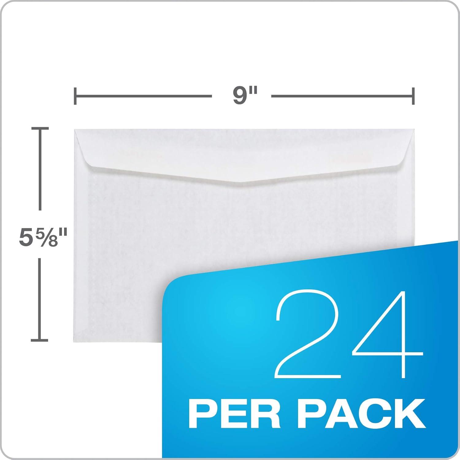 image:imageTOPS 1099 Envelopes For 1099 NEC 1099 MISC 1099 R 1099 INT amp 1099 DIV Self Seal Double Window Security Envelopes 558 x 9 24Pack TX2222ES