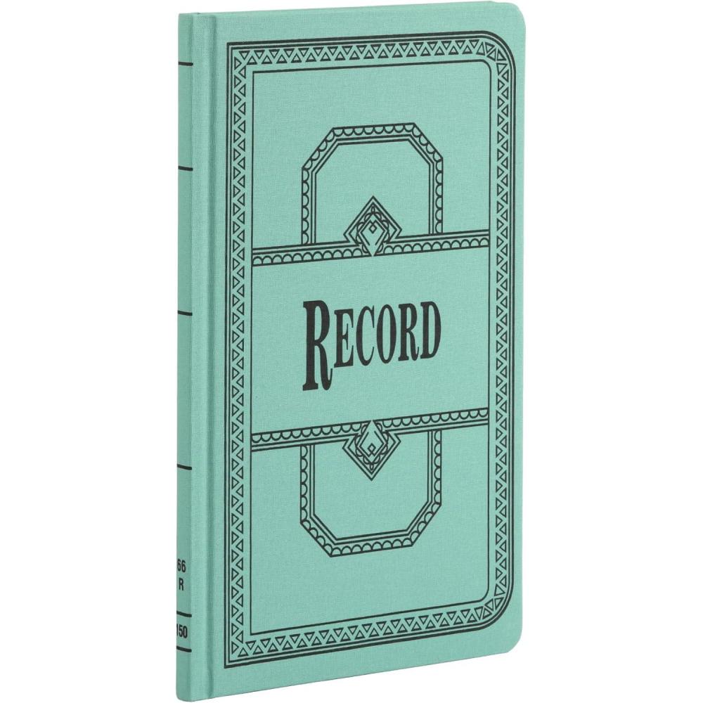 image:imageBoorum amp Pease 66150R Account Book RecordRuled 150 Pages 1218Inch x758Inch Blue