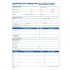 Adams Tops 8 1/2 x 11 Inch Employee Application Pads, 50 Sheets, 2 Pack (32851), White