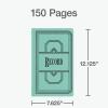 Boorum & Pease 66150R Account Book, Record-Ruled, 150 Pages, 12-1/8-Inch x7-5/8-Inch, Blue