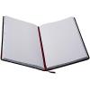 Boorum & Pease® Account Record Book, 8 5/8″ x 14 1/8″, Record Ruled, 300 Pages, Black/Red