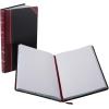 Boorum & Pease® Account Record Book, 8 5/8″ x 14 1/8″, Record Ruled, 300 Pages, Black/Red