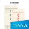 TOPS Time Cards, Bi-Weekly, 2-Sided, Numbered Days, 3-1/2″ x 9″, Manila, Green/Red Print, 500-Count (1275)(3-1/2″ x 9″)