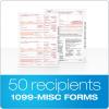 Tops 1099 MISC 2 Up Forms 2021, 5 Part 1099 Forms, Laser/Inkjet Tax Form Sets for 50 Recipients, Includes 3 1096 Forms (TX22993-MISC21)(2022)