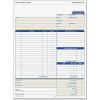 TOPS Job Invoice with Materials List, 3-Part, Carbonless, 8.5 x 11 Inches, 50 Sets per Pack (3866)