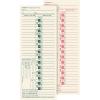 TOPS Time Cards, Bi-Weekly, 2-Sided, Numbered Days, 3-1/2″ x 9″, Manila, Green/Red Print, 500-Count (1275)(3-1/2″ x 9″)