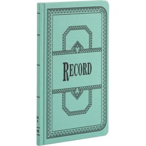 Boorum & Pease 66150R Account Book, Record-Ruled, 150 Pages, 12-1/8-Inch x7-5/8-Inch, Blue