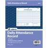 Adams Daily Attendance Record, 8.5 x 11 Inches, 3-Hole Punched, 50-Pack, White (9493)