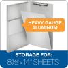 Adams Forms Holder, Left Hinge, 8.5 x 14 Inches, Aluminum (AFH23)