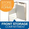 Adams Forms Holder, Left Hinge, 8.5 x 14 Inches, Aluminum (AFH23)