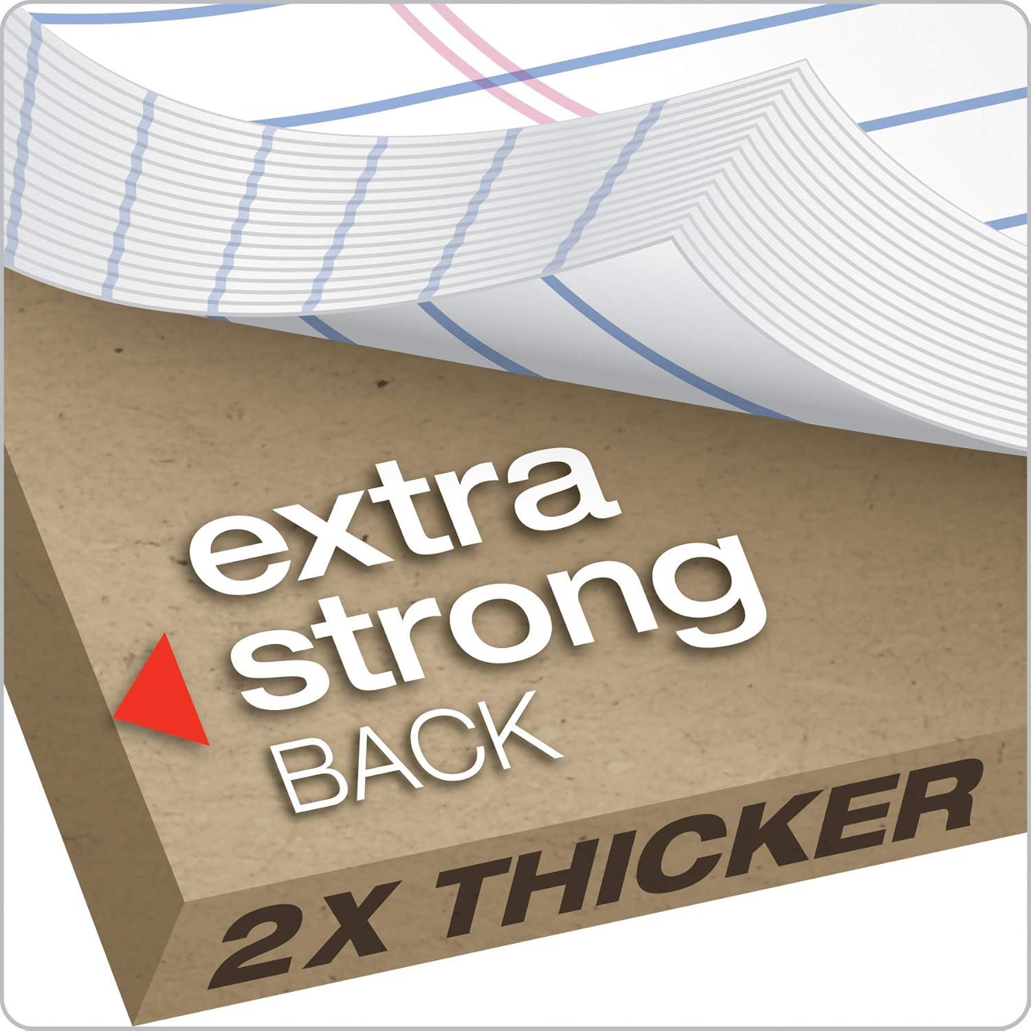 image:imageTOPS 63379 Double Docket Writing Pad 8 12 x 11 34 LegalWide White 100 Sheets